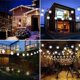 thumbnail image 4 of lámparas de jardín Solar Garden String Lights 50 LED Outdoor Crystal Ball String Lights Fairy Lights Waterproof 24Ft Decorative Lighting for Garden, Patio, Yard, Christmas (White) Ormromra WLJ-1377, 4 of 4