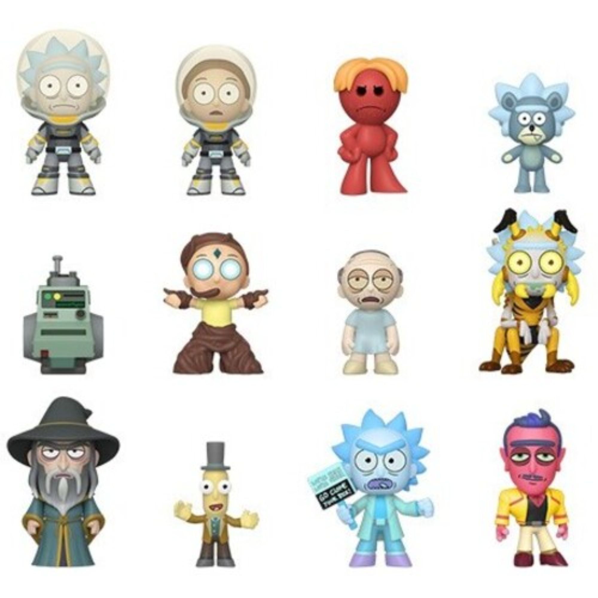 Funko Mystery Minis Rick and Morty MODELS x 7 New 