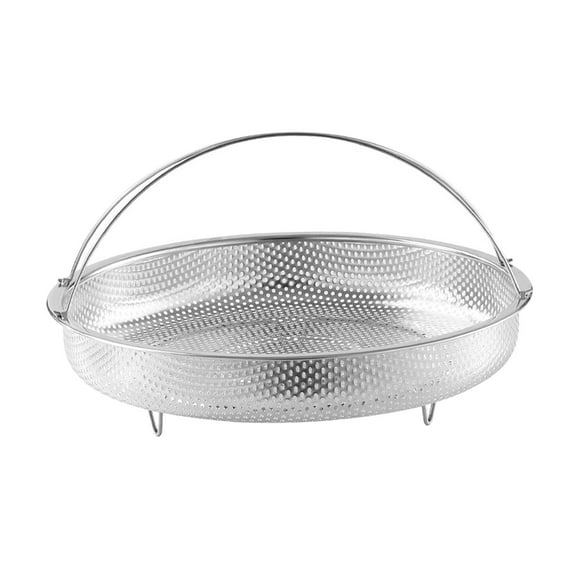 Fiocias Stainless Steel Steamer Basket for Pan and Pot Kitchenware Round Mesh Net Veggie S Outer Handle