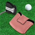 thumbnail image 5 of Haosy Coral Golf Mallet Putter Cover Strong Magnetic Leather Golf Club Headcover Closure, 5 of 7