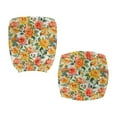 thumbnail image 6 of ZUXONGSY Flower Office Chair Cover 2 Packs Desk Rotating Chair Slipcovers Skin Friendly High Back Computer Chair Cover Easy to Install and Clean Home Furnishing Decoration, 6 of 7