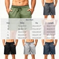 thumbnail image 3 of Besolor Running Shorts for Men Wide Leg High Waist Elastic Drawstring Casual Loose Summer Outdoor Workout Shorts with Zipper Pocket(X-Large,Wine), 3 of 6