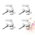 thumbnail image 6 of Gymnture Xmas Reindeer Napkin Rings for Party Dinner Decor, 6 of 10