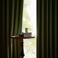 thumbnail image 4 of Cortinas Joydeco de Terciopelo Verde 229x229 cm 2 Paneles Opacos, 4 of 8
