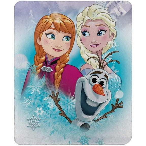 Disney Frozen Throw Blanket, Snow Journey, 45x60, Multicolor, 100% Polyester, 1 Each