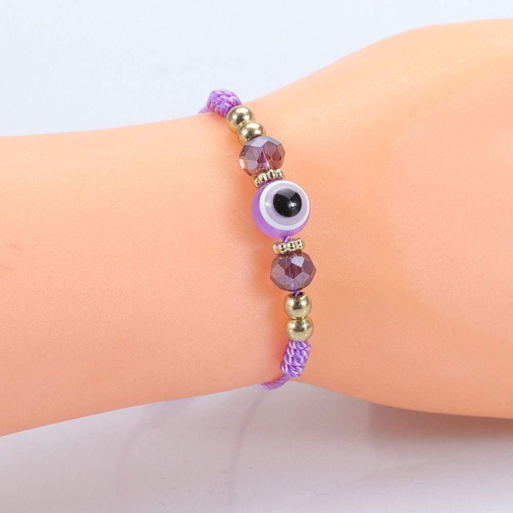 Sasylvia 50pcs Evil Eye Bracelets Bulk Valentines Gift Adjustable