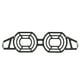 thumbnail image 5 of Protector De Rejilla De Faro Ticfox Negro Para Moto Guzzi V85 TT 2018-2021, 5 of 12