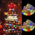 thumbnail image 3 of 16ft Shining Ribbon Fairy Lights 50LED String Lights for Christmas Tree, DIY Garland Battery Operated Xmas Tree Holiday Indoor Outdoor Christmas Decor, 3 of 5