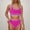 Pink#4, variant on pstuiky Swimwear for Women 2025, Women High Waisted Bikini Swimsuit Conservative Solid Color Split Design Fashionable Beachwear Two Piece Set for Women Women Swimsuits Special Price Army Green L