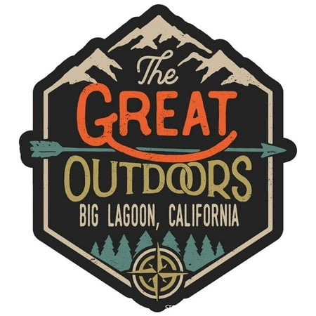 

Big Lagoon California The Great Outdoors Design 4-Inch Fridge Magnet