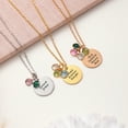 thumbnail image 2 of Multiple Name and Birthstone Necklace for Mom – Custom Mothers Day Necklace for Women - Personalized Family Birthstone Jewelry Monogram Charms with Kids’ Names – Mother’s Day Gifts, Birthday Gifts, 2 of 9