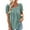 Green, variant on Raeneomay Cap Sleeve Tops for Women Fashion Women Short Sleeve Garment Comfortable Breathable Round-Neck Blouses Tops