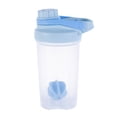 thumbnail image 3 of JilgTeok 5 Packs Protein Powder Water Bottle Shaker Bottle Protein Shakes Cup with Scale Plastic Cup Handheld Bottle for Fitness Sports 500ml, 3 of 7