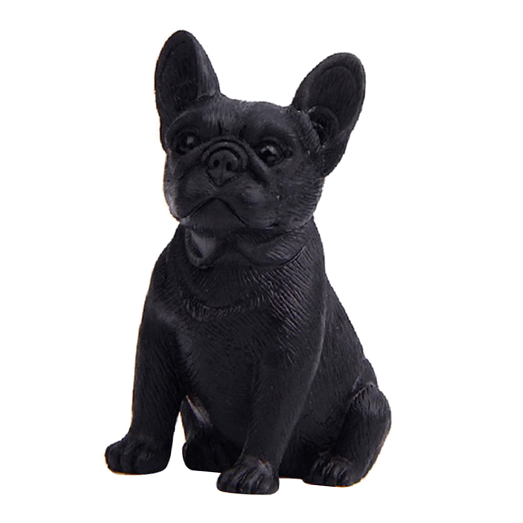 French Bulldog Dog Model Figurine Toy Statue Figure Doll Animal Figure Toy 