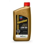 Chevron Havoline 5W-30 Synthetic Blend Motor Oil, 1 Quart