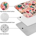 thumbnail image 5 of Dogs with Pioneer Flower Bathroom Rugs Sets 3 Piece,Toilet Cover Set,Absorbent Non Slip Bathroom Mats Sets with U-Shaped Contour Rug Toilet Rug Set, 5 of 5