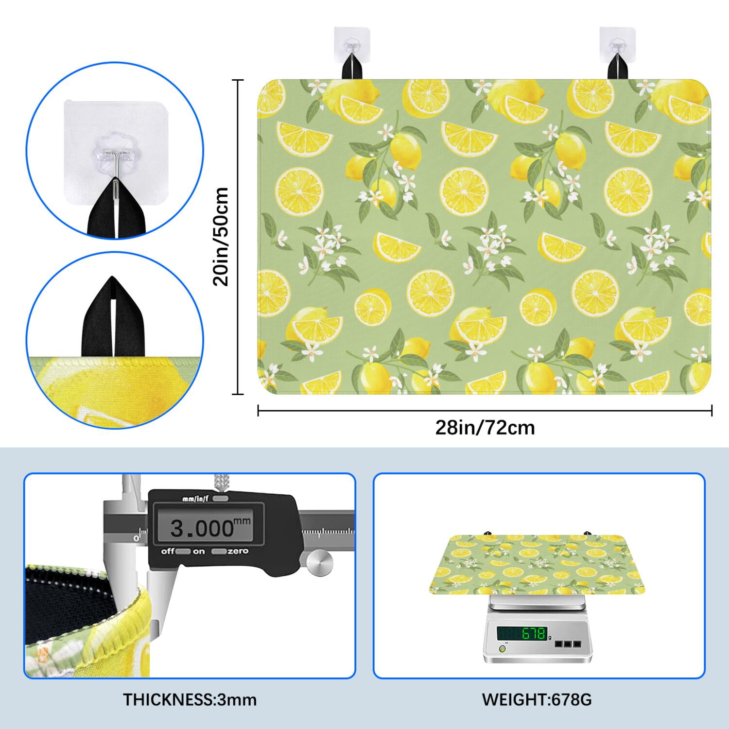 Floral Stove Top Covers for Electric Stove, Cactus and Succulent Stove Top Cover Protector, Thick Induction Cooktop Protector, Heat Resistant Range Ceramic Stove Top Covers Mat, Dish Drying Mat