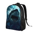 thumbnail image 2 of Fotbe Undersea Shark Travel Laptop Backpack, Business Slim Sturdy Laptops Backpack, Water Resistant College School Computer Bag Gift for Men & Women Fits 15.6 Inch Notebook, 2 of 8