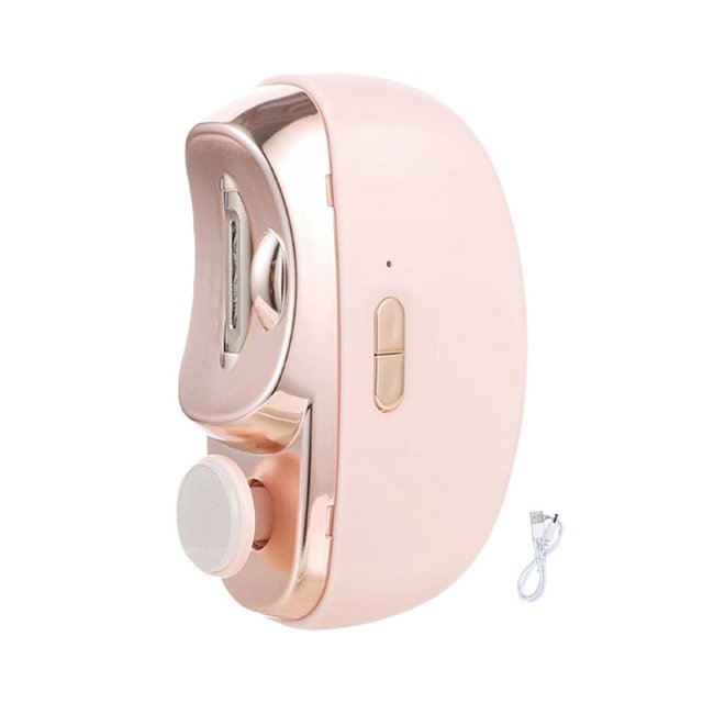 Electric Automatic Nail Clipper with Light Rechargeable Fingernail Trimmer Nail Clipper for Smooth And Safe Manicures