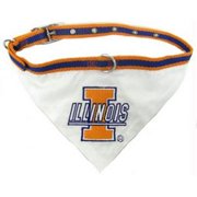 Mirage Pet Products 301-08 BD-MD Illinois Fighting Illini Bandana Medium