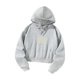 thumbnail image 3 of Sudadera recortada Ropa deportiva de manga larga Souvenir Sudaderas con capucha para mujer para XL, 3 of 8