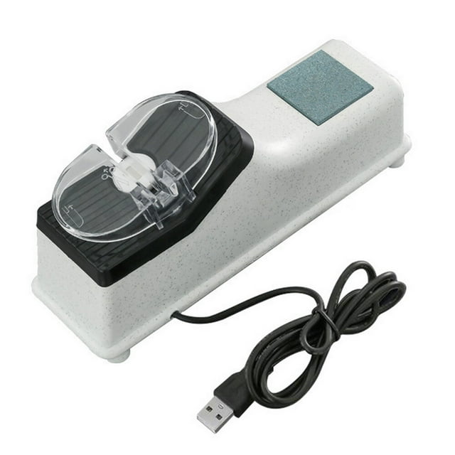 Mistaha Electric Knife Sharpener Quick Sharpening 1200mAh Battery USB Powered Household Cutter Sharpeners Grinder Kitchen