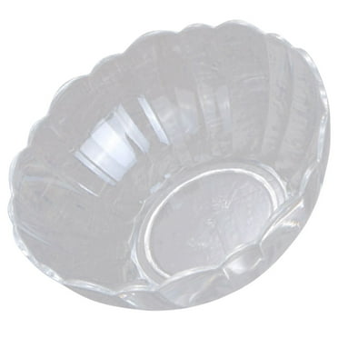 Transparent Acrylic Fruit Plate Lotus Bowl for Modern Living Room Christmas Favors Christmas Gifts