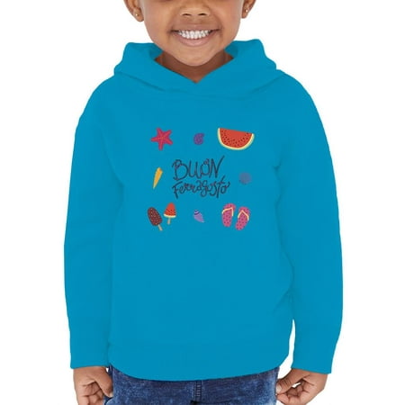 

Buon Ferragosto Beach Fun Hoodie Toddler -Image by Shutterstock 2 Toddler
