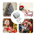 thumbnail image 4 of JWshufel Christmas Decorations Christmas Garland Plastic Bead Chain DIY Jewelry Accessories Easy to Cut Suit for Tree Mantel Wedding Party Elegant Touch Create Festive Holiday Atmosphere 3.9in White, 4 of 4
