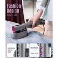 thumbnail image 6 of Portable Travel Steamer 100-220V, 15s Heat Up, 2-in-1 Steamer Iron, Large Ceramic Panel, for Global Europe Travel, Clothes Garment Care, 6 of 22
