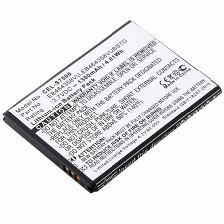 Dantona Cellular Battery - Dantona Industries CEL-S7500 Replacement Cell Phone Battery for Samsung EB464358VA