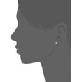 thumbnail image 4 of Au Naturale 14k Yellow Gold Moon and Star Mismatched Stud Earrings - Minimalist Jewelry for Women | Made In Italy, 4 of 7