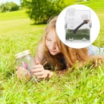 ETHZZLE Transparent Acrylic Jumping Spider Enclosure Box for Reptile Feeding and Habitat