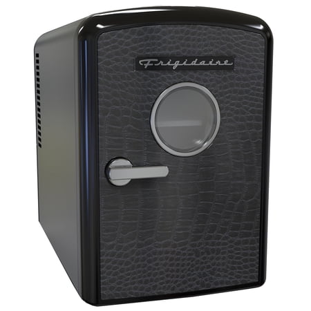 Frigidaire 9 Cans Mini Fridge Cooler, Crocodile Skin Design, 6 Liter Portable Fridge for Car, Office, Bedroom, Dorm Room, or Cabin