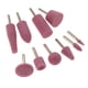 thumbnail image 1 of de herramientas de taldo de puntas montadas en corindón de vástago de piezas - adaptaciónción a herramientas giratorias Yotijar Cabezal de pulido de pulido, 1 of 7