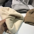 thumbnail image 6 of CoCopeaunt Autumn And Winter Thick Pure Color Heaps Wool Hat, Rolled Edge Leisure Street Warm Light Board Knitting Hat, 6 of 6