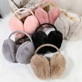 thumbnail image 2 of Orejeras cálidas de invierno para mujer, lindas orejeras de estudiante coreanas, protección para los oídos de invierno, orejeras de felpa, orejeras anticongelantes, 2 of 6