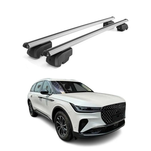 2024-2026 Lincoln Nautilus Roof Rack Cross Bars Luggage Carrier Alu Silver