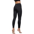 thumbnail image 4 of Yogalicious Lux Women's High Rise, Ankle Length Yoga Pants with Side Pockets (Black, XS), 4 of 6