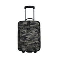 thumbnail image 3 of Travelers Club 3 Piece Kid's and Junior Rolling Travel Luggage Set, Camo, 3 of 13