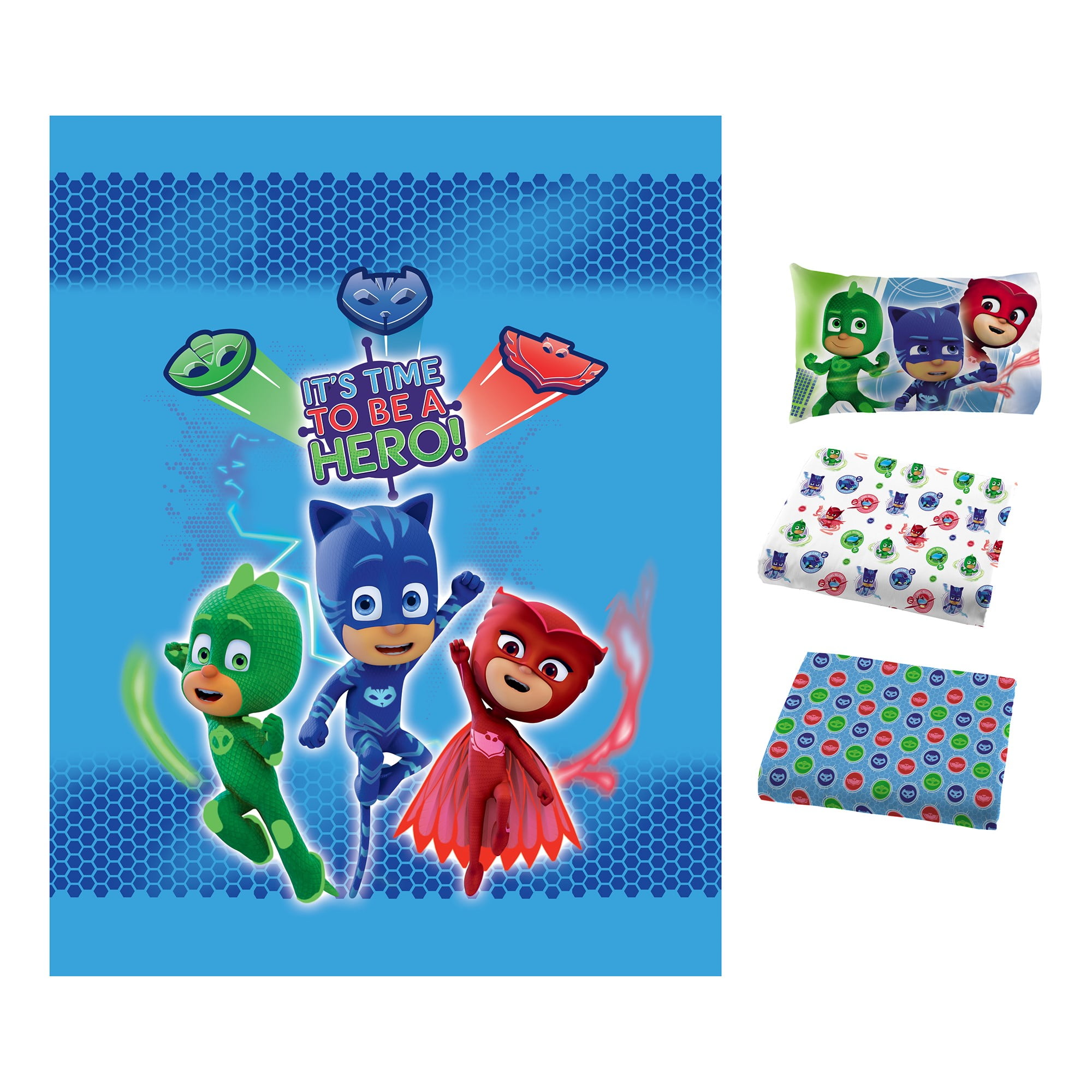 PJ Masks Bed in a Bag Bedding Set, Full