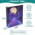thumbnail image 3 of FORMRS 3 Ring Binder 1.5 inch with Pockets Set of 2 Clip Board 200 Sheets Capacity, Blue Road, 3 of 8