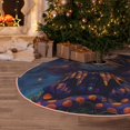 thumbnail image 6 of Kdxio Dreamy Jester Under Stars Print Christmas Tree Skirt Christmas Xmas Tree Skirts Mat for New Year Holiday Christmas Party Decorations-36", 6 of 7