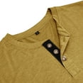 thumbnail image 6 of Wlynlyn Long Sleeve Shirt for Men Casual Crew Neck Buttons Loose Fitted Comfy Soft Work Golf Tops with Pocket, 6 of 6