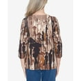 thumbnail image 5 of Alfred Dunner Womens  Conversational Crew Neck Top, 5 of 6