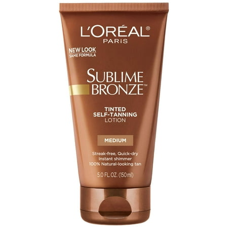 Loreal Sublime Bronze Tinted Self-Tanning Lotion Medium Natural Tan 5 Oz