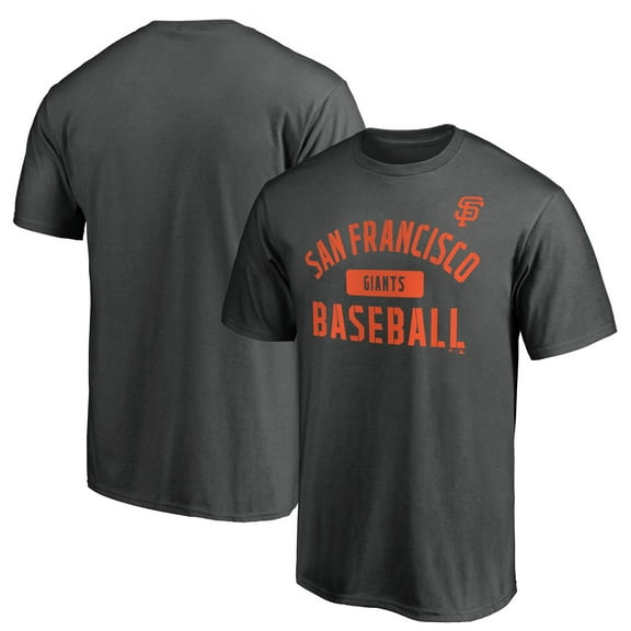 Men's Charcoal San Francisco Giants Team Primary Pill T-Shirt