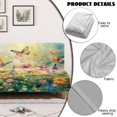 thumbnail image 6 of ZIATUBLES Futon Couch Cover Armless, Stretch Sofa Slipcover Dustproof Furniture Protector Elastic Non-Slip Washable for Sofa Bed, Living Room, Butterfly Wildflower Print, 6 of 9