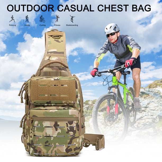 Mochila multifuncional para acampar Bolso bandolera con hebilla desmontable (CP)