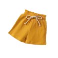 thumbnail image 2 of ROLKFUK Girls Shorts- Loose-fitting Athletic Summer Lightweight Casual Shorts Yellow Size 4Y, 2 of 6